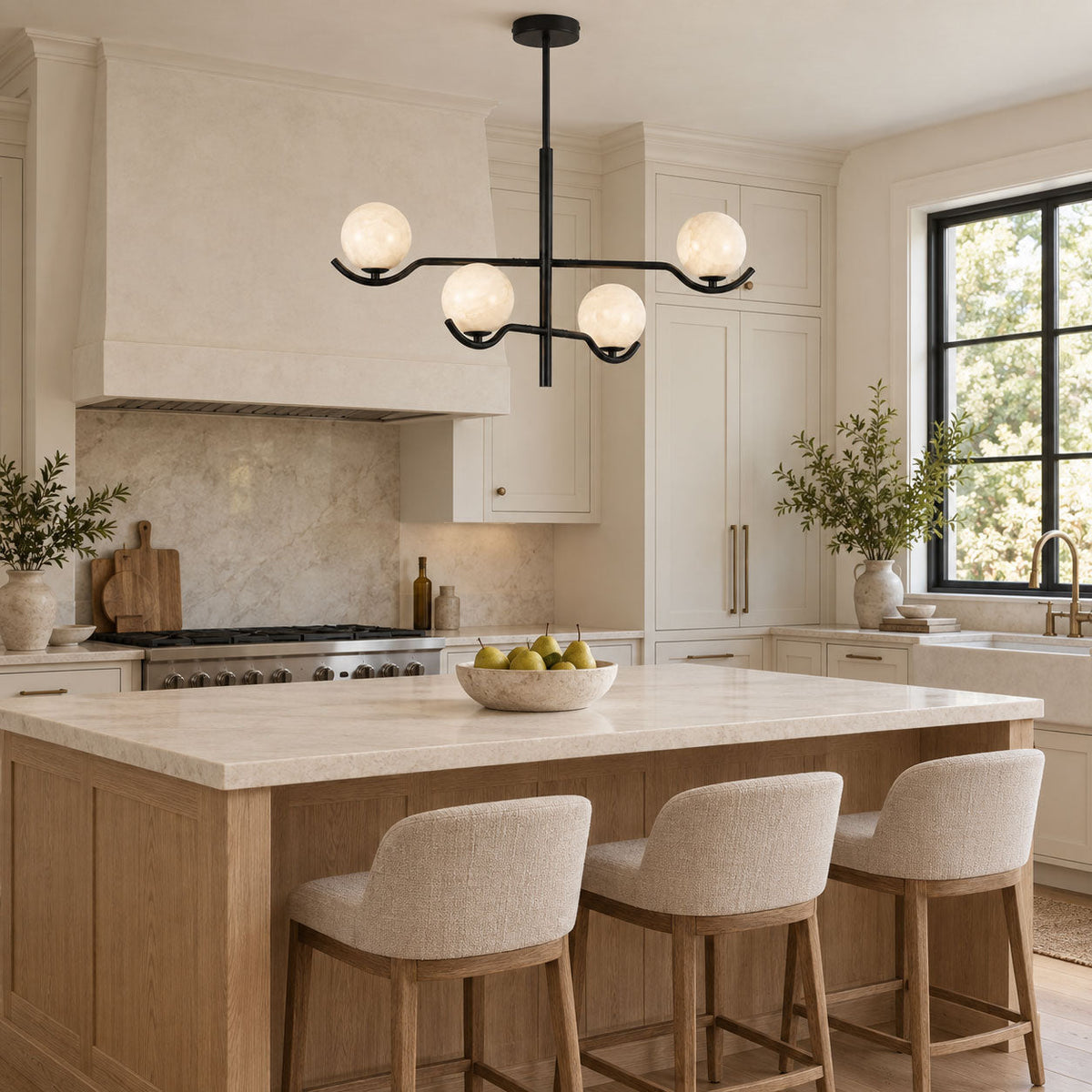 Doris Alabaster Chandelier