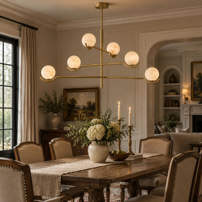Doris Alabaster Chandelier