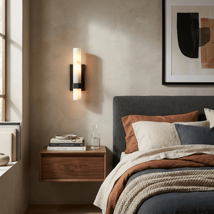Elaris Alabaster Tube Wall Sconce