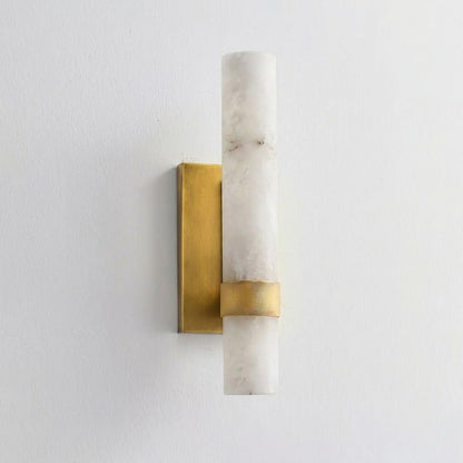 Elaris Alabaster Tube Wall Sconce