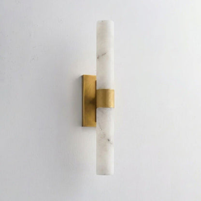 Elaris Alabaster Tube Wall Sconce