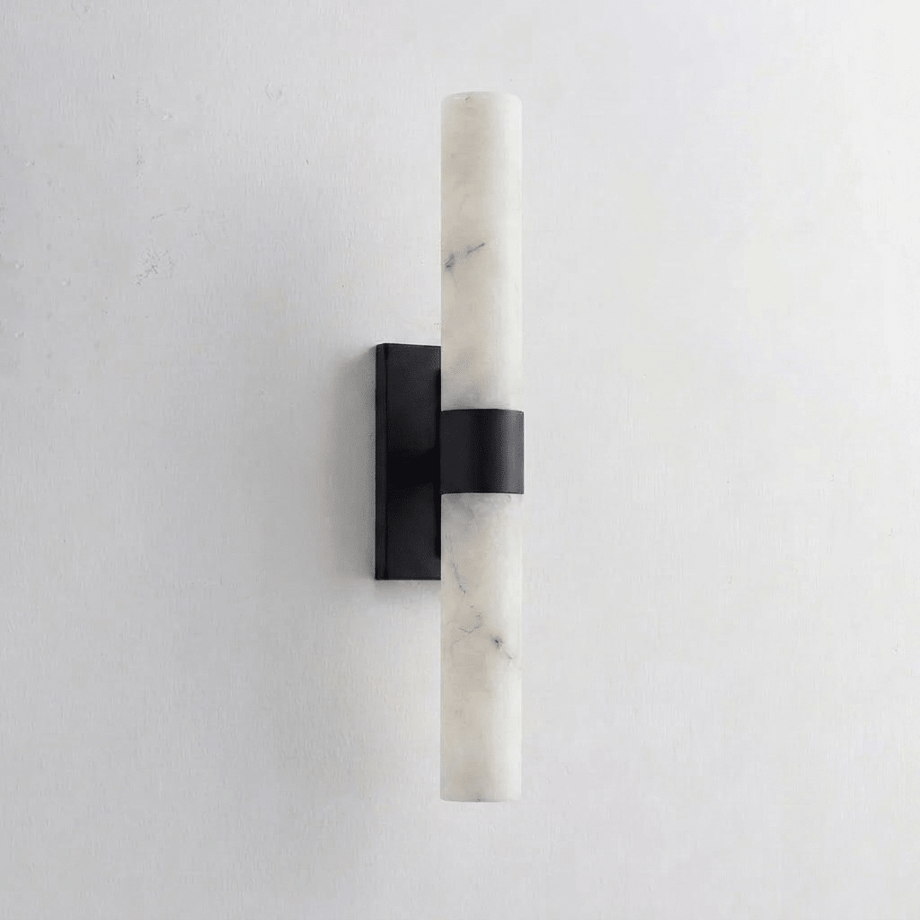 Elaris Alabaster Tube Wall Sconce