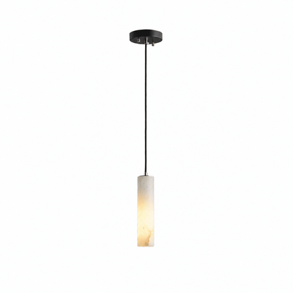 Elongated Alabaster Cluster Pendant Lamp