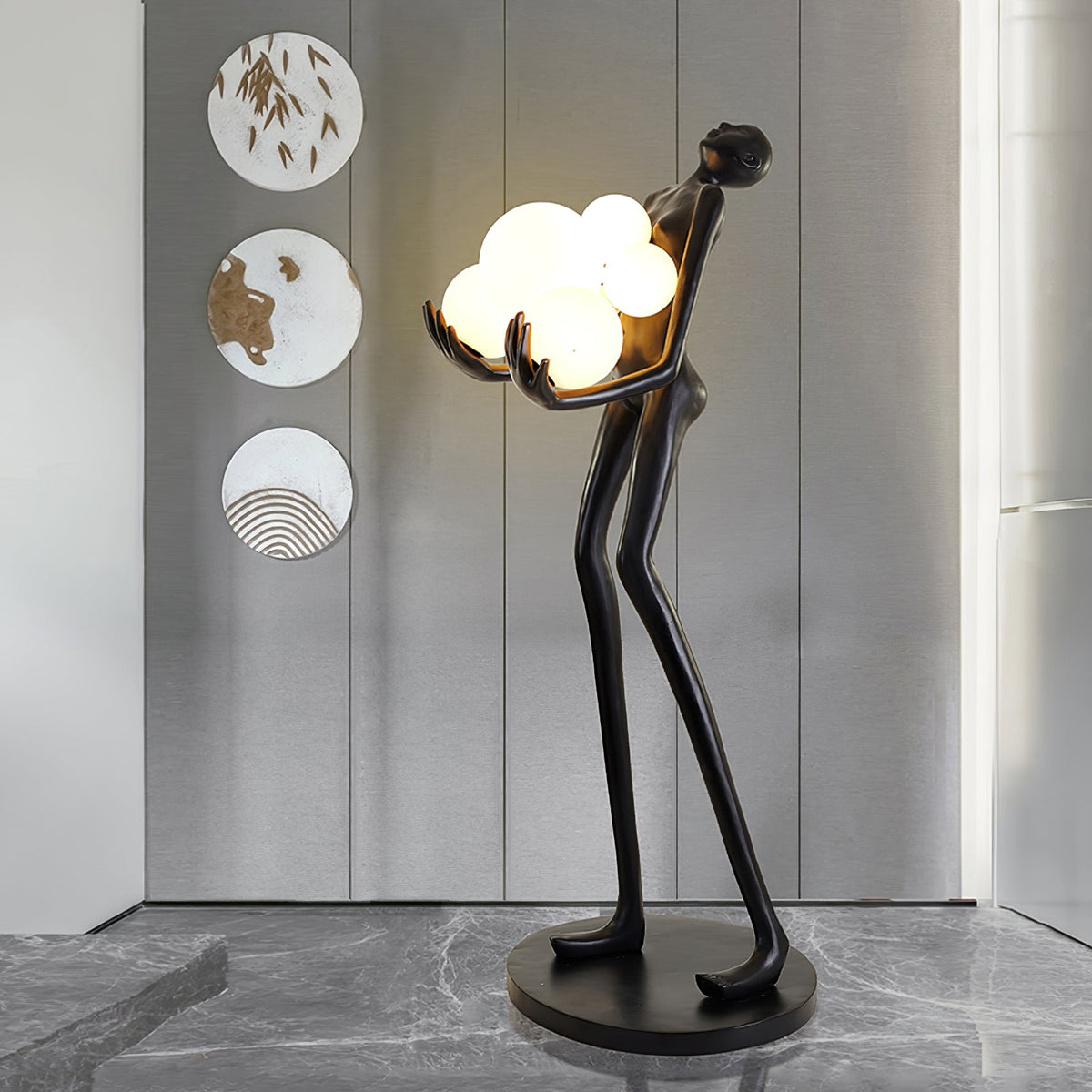Embrace Sculpture Floor Lamp – detail 2