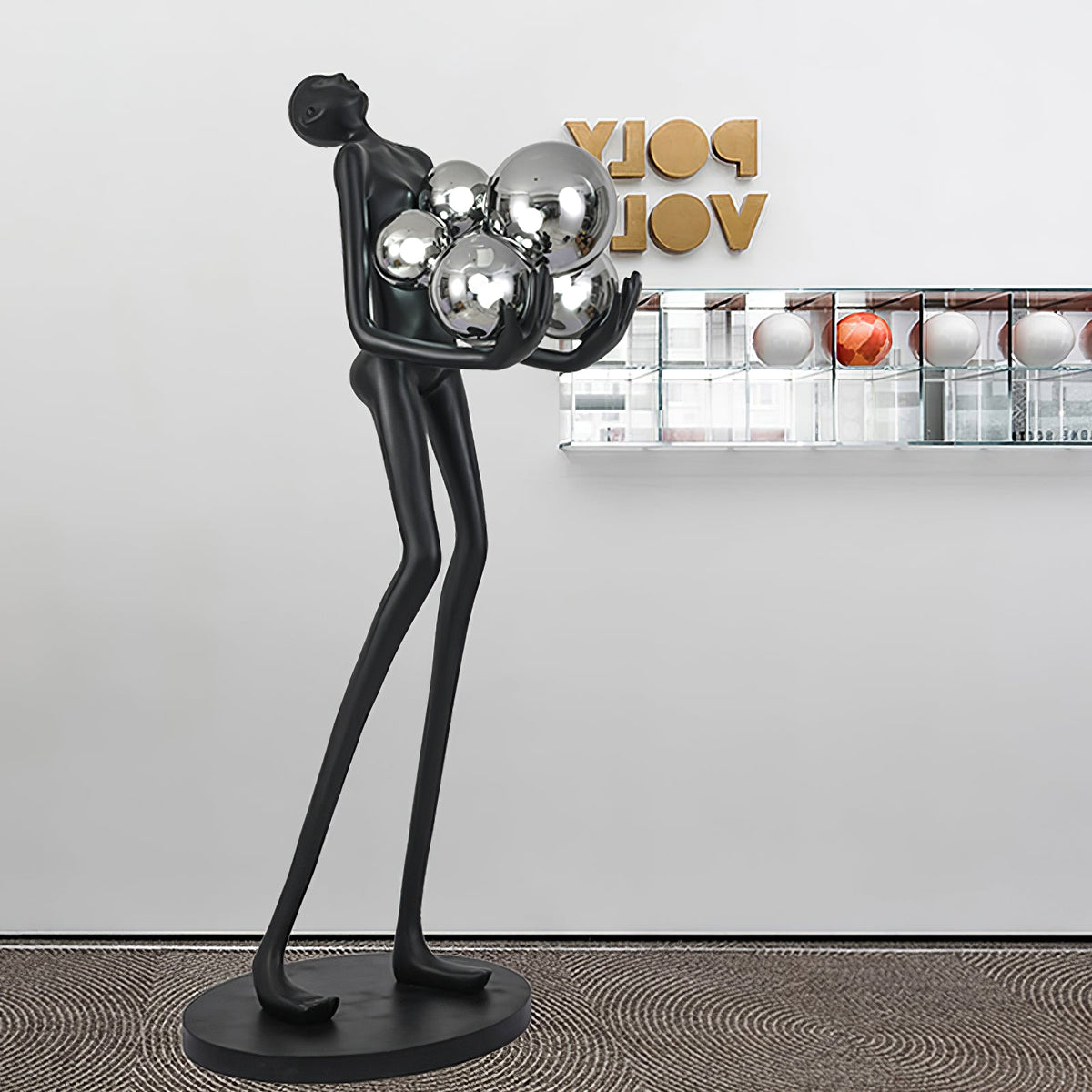 Embrace Sculpture Floor Lamp – detail 7