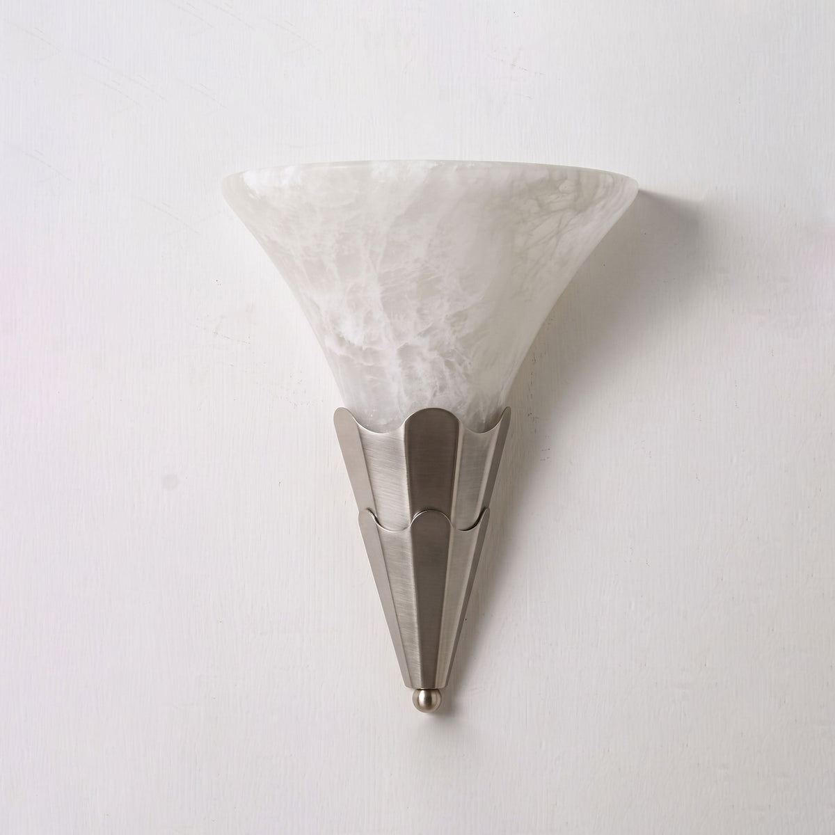 Fanlight Alabaster Wall Sconce