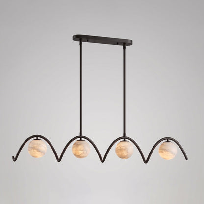 Festoon Alabaster Chandelier