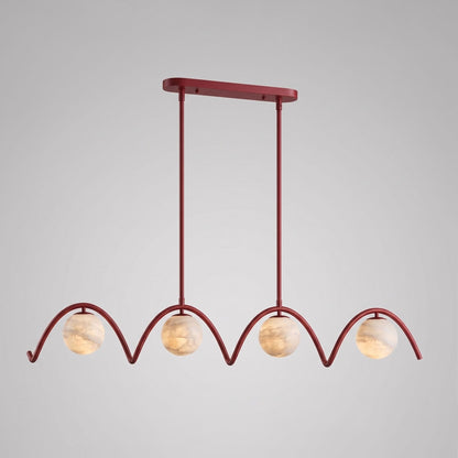 Festoon Alabaster Chandelier