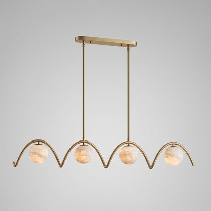 Festoon Alabaster Chandelier
