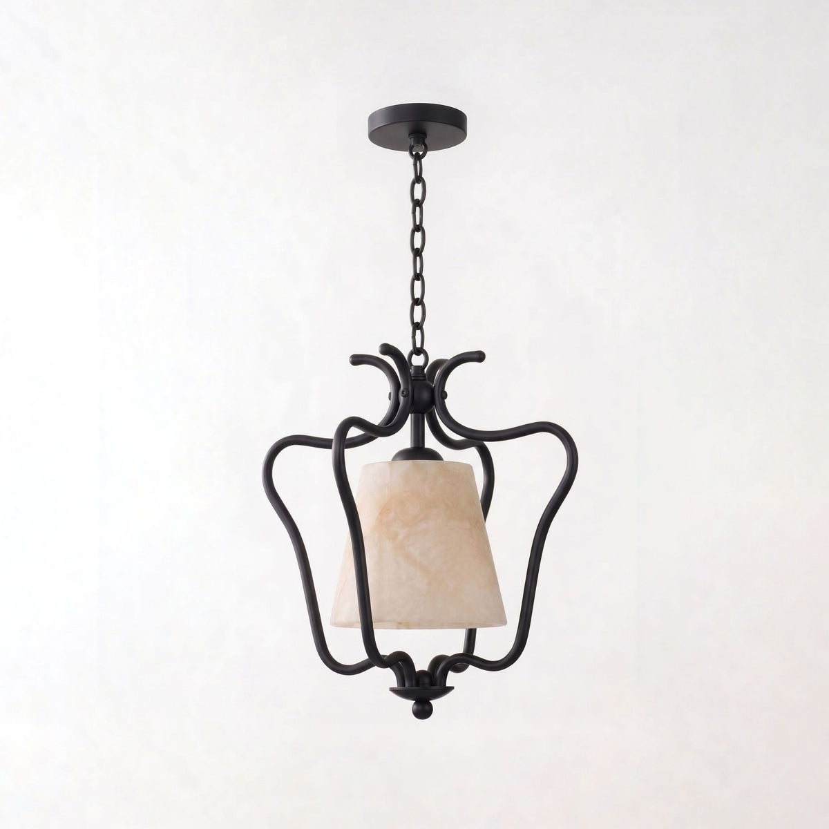Filigree Alabaster Lantern Pendant Lamp