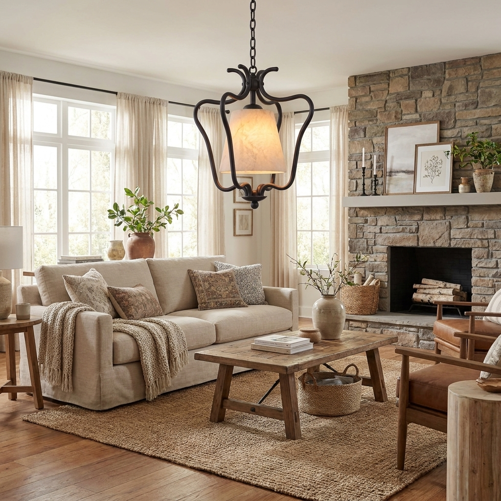 Filigree Alabaster Lantern Pendant Lamp