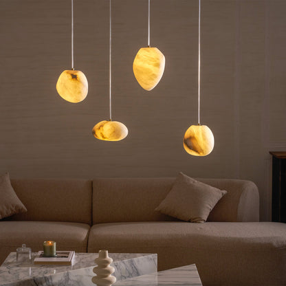 Pebbles Alabaster Pendant Lamp