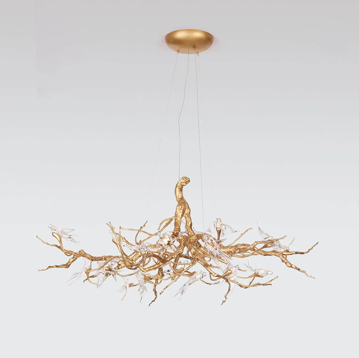Bird Branch Crystal Chandelier