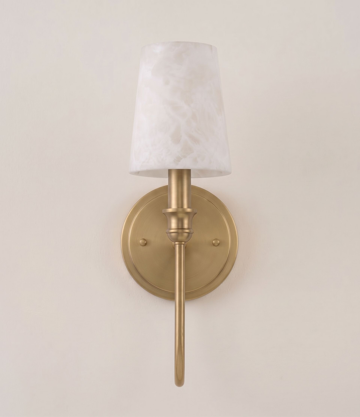 Harp Alabaster Wall Sconce