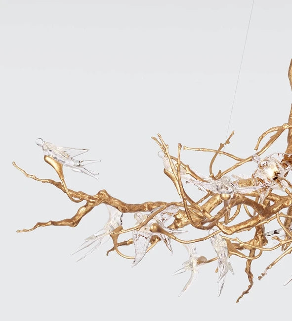 Bird Branch Crystal Chandelier