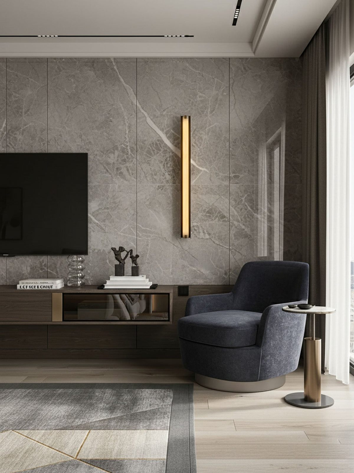 Isolde Alabaster Wall Sconce