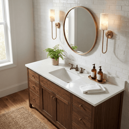 Lariat Alabaster Wall Sconce