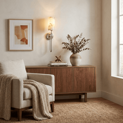 Lariat Alabaster Wall Sconce
