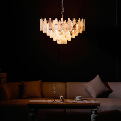 Leon Alabaster Chandelier