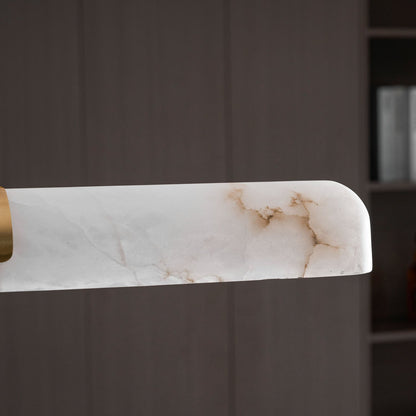 Linear Alabaster Chandelier