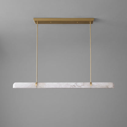 Linear Alabaster Chandelier