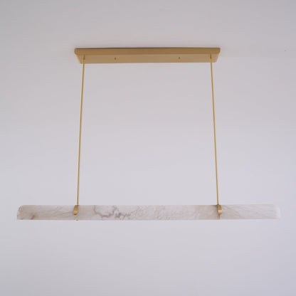 Linear Alabaster Chandelier