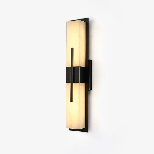 Linear Alabaster Outdoor Wall Light