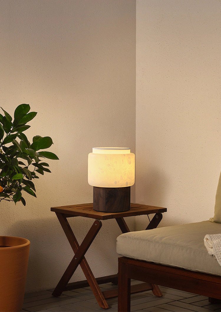 Luma Core Alabaster Table Lamp