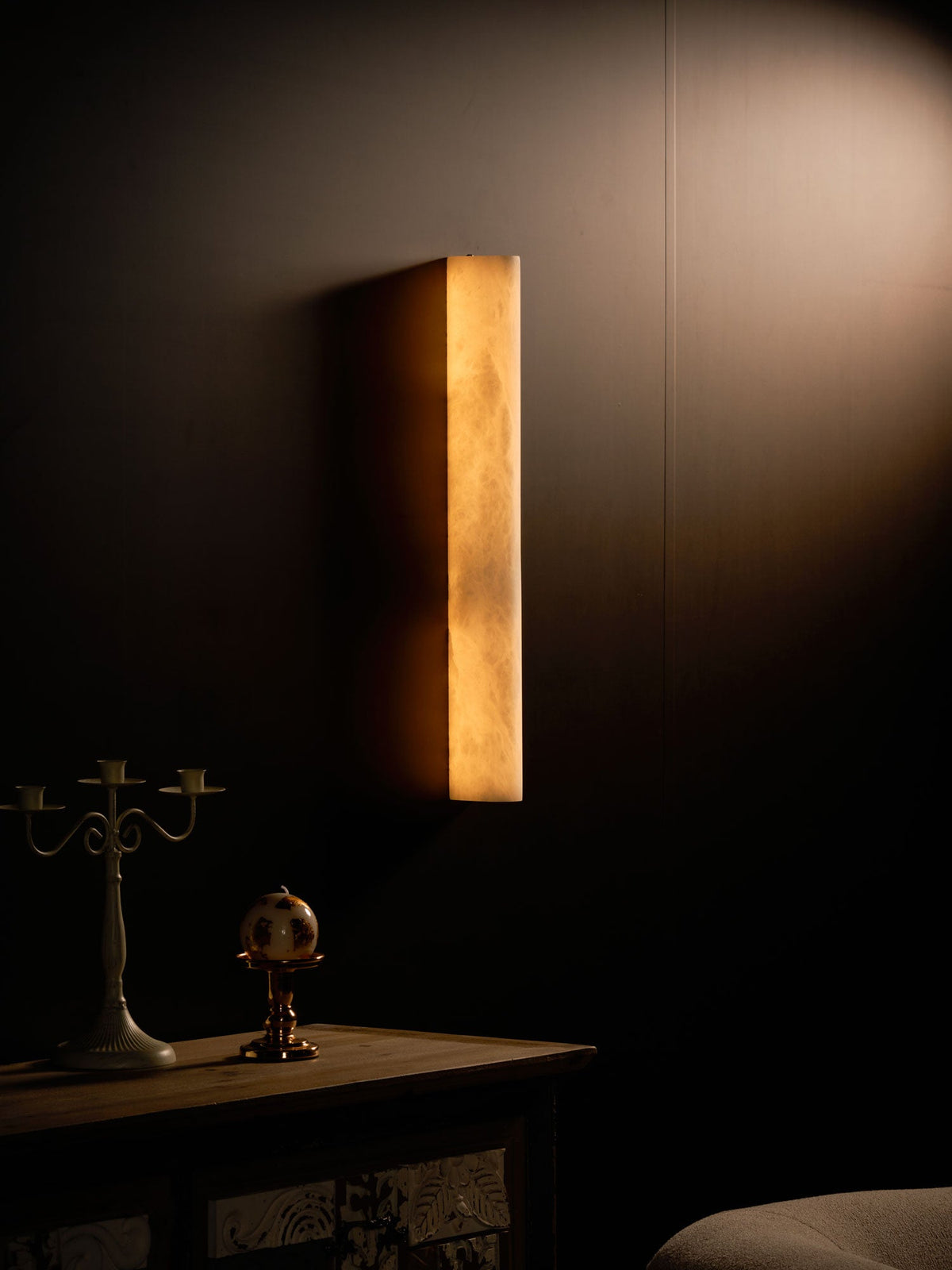 Luminara Alabaster Wall Sconce