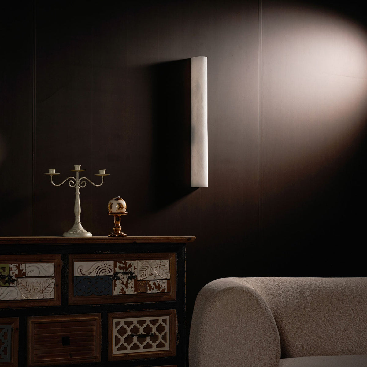 Luminara Alabaster Wall Sconce