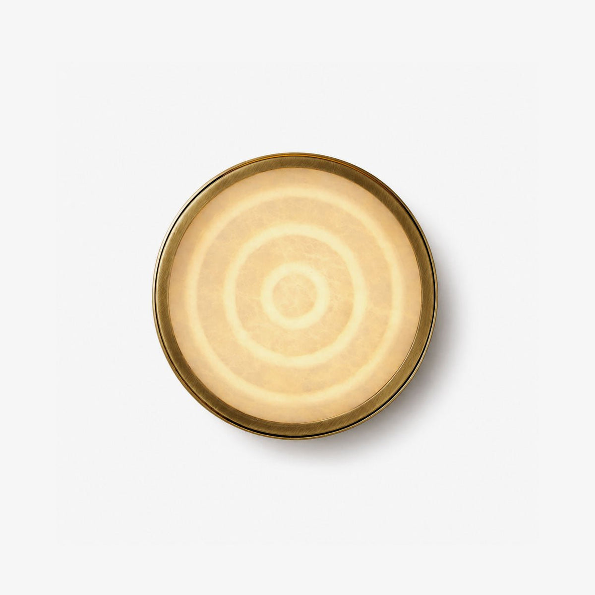 Orlina Stone Disc Alabaster Wall Sconce