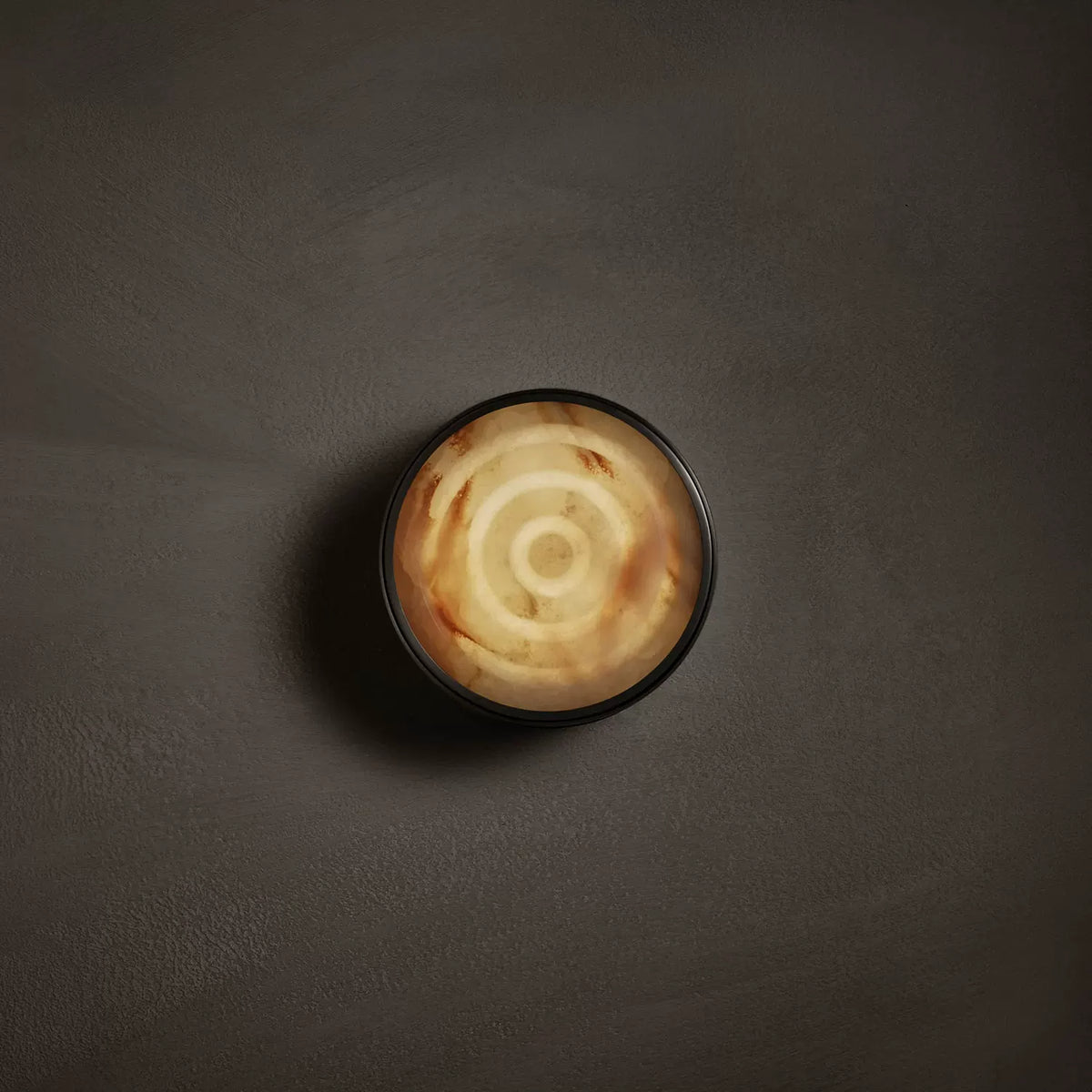 Orlina Stone Disc Alabaster Wall Sconce