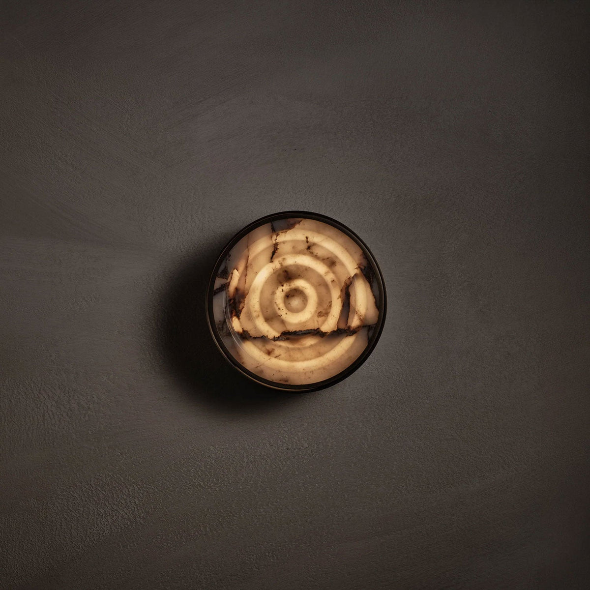 Orlina Stone Disc Alabaster Wall Sconce