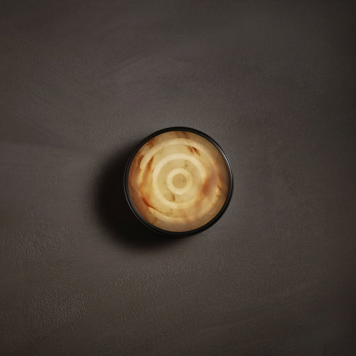 Orlina Stone Disc Alabaster Wall Sconce