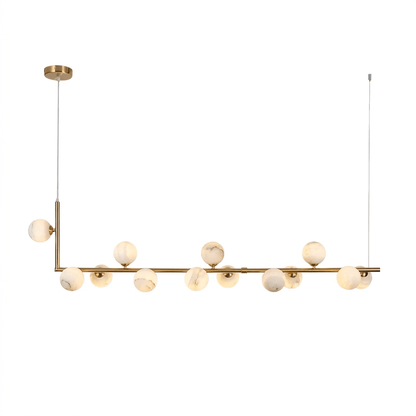 Lunara Alabaster Orb Chandelier