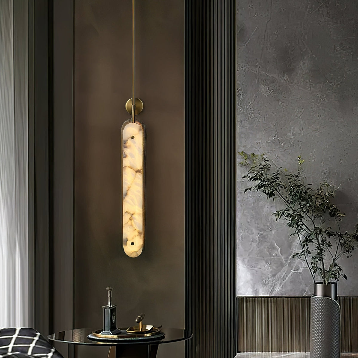Lysandra Alabaster Wall Sconce