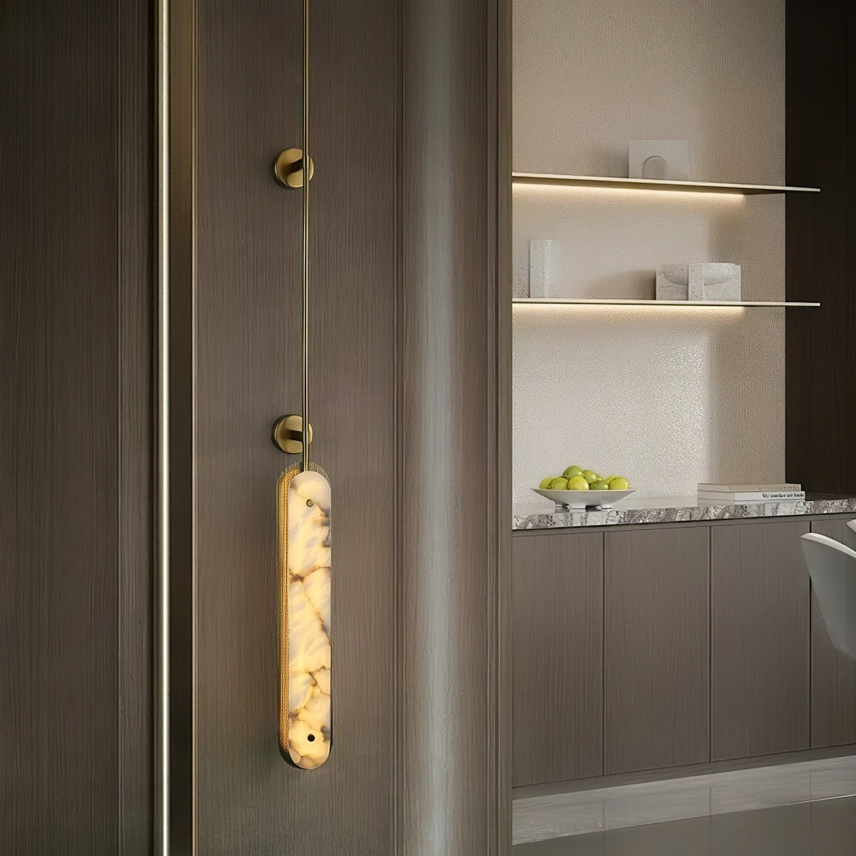 Lysandra Alabaster Wall Sconce