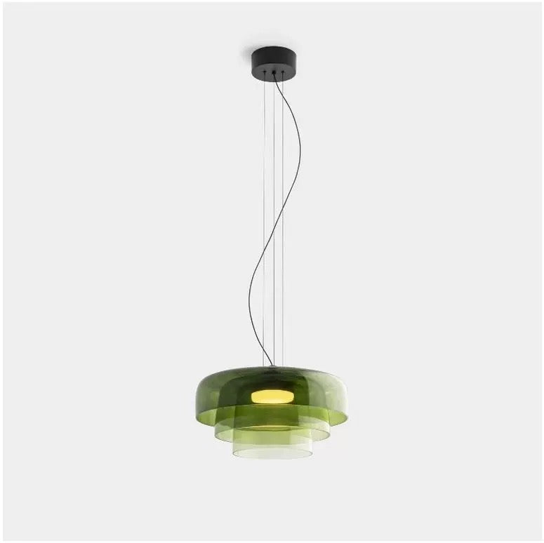 Lark 3 Shade Pendant Lamp in living room interior Dubai