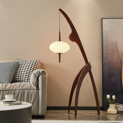 Mantis Wood Floor Lamp – detail 2