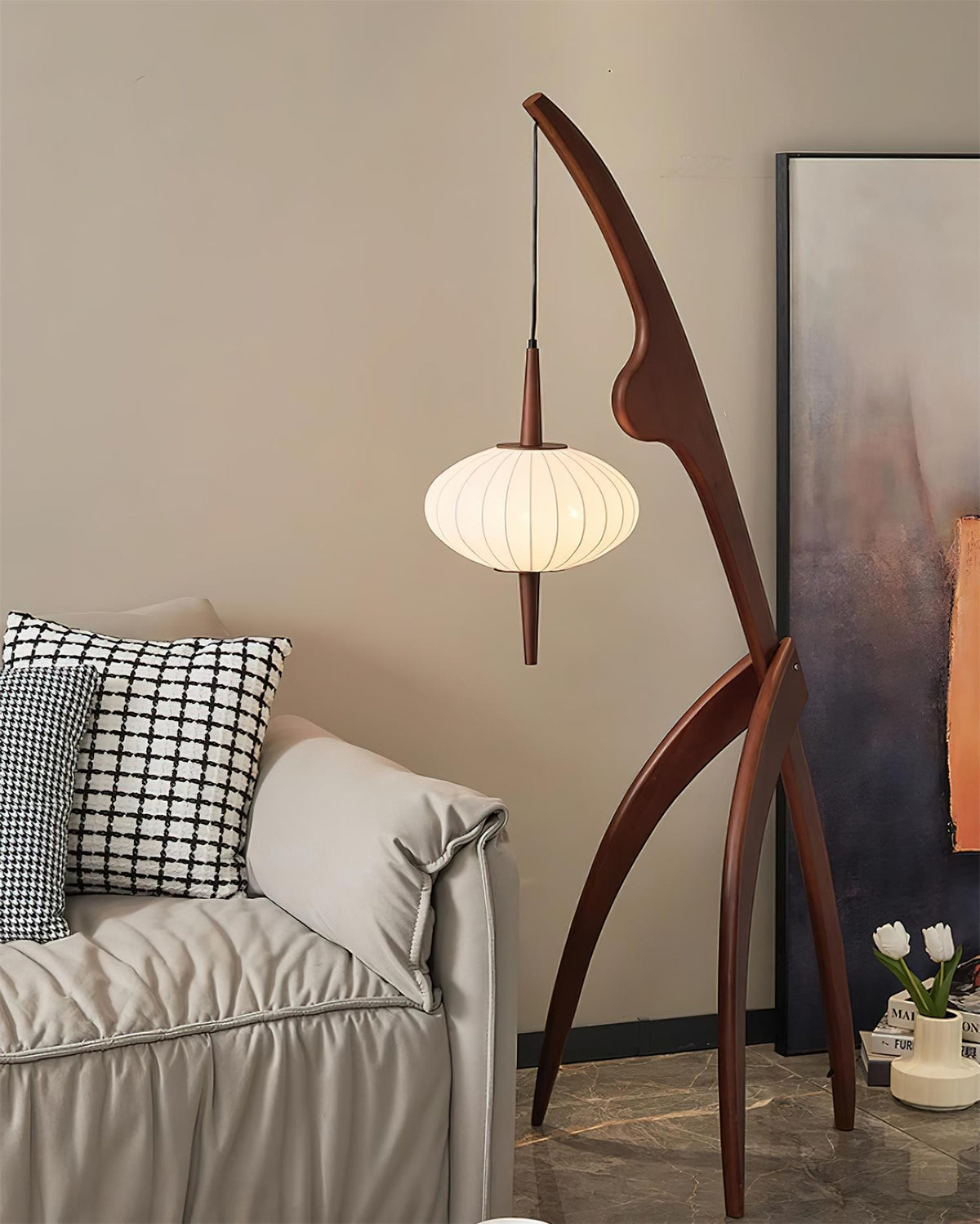 Mantis Wood Floor Lamp – detail 38