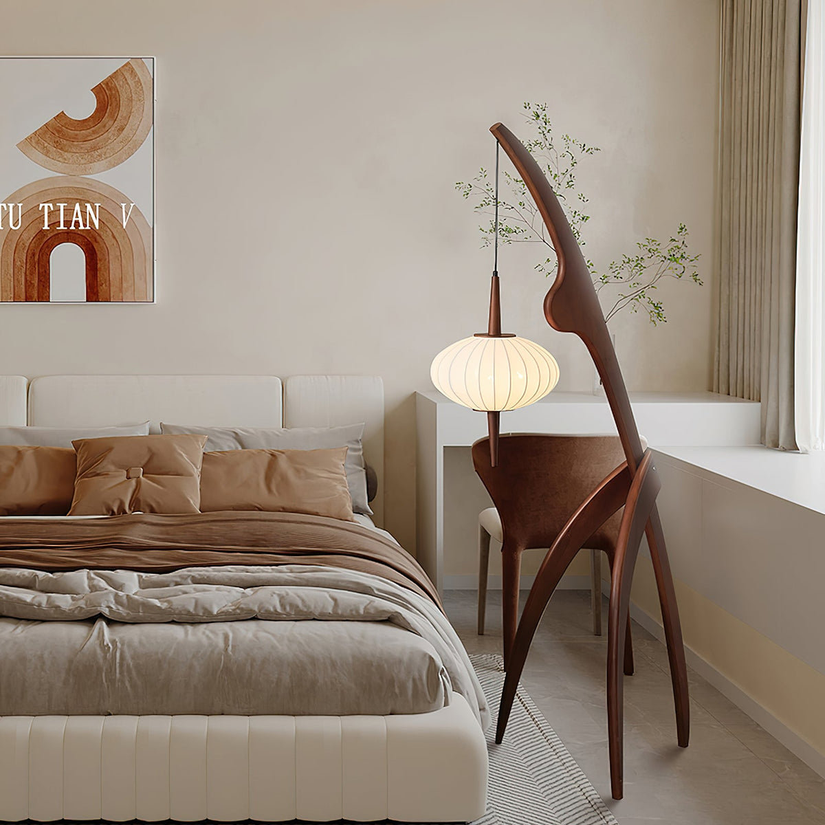 Mantis Wood Floor Lamp – detail 30