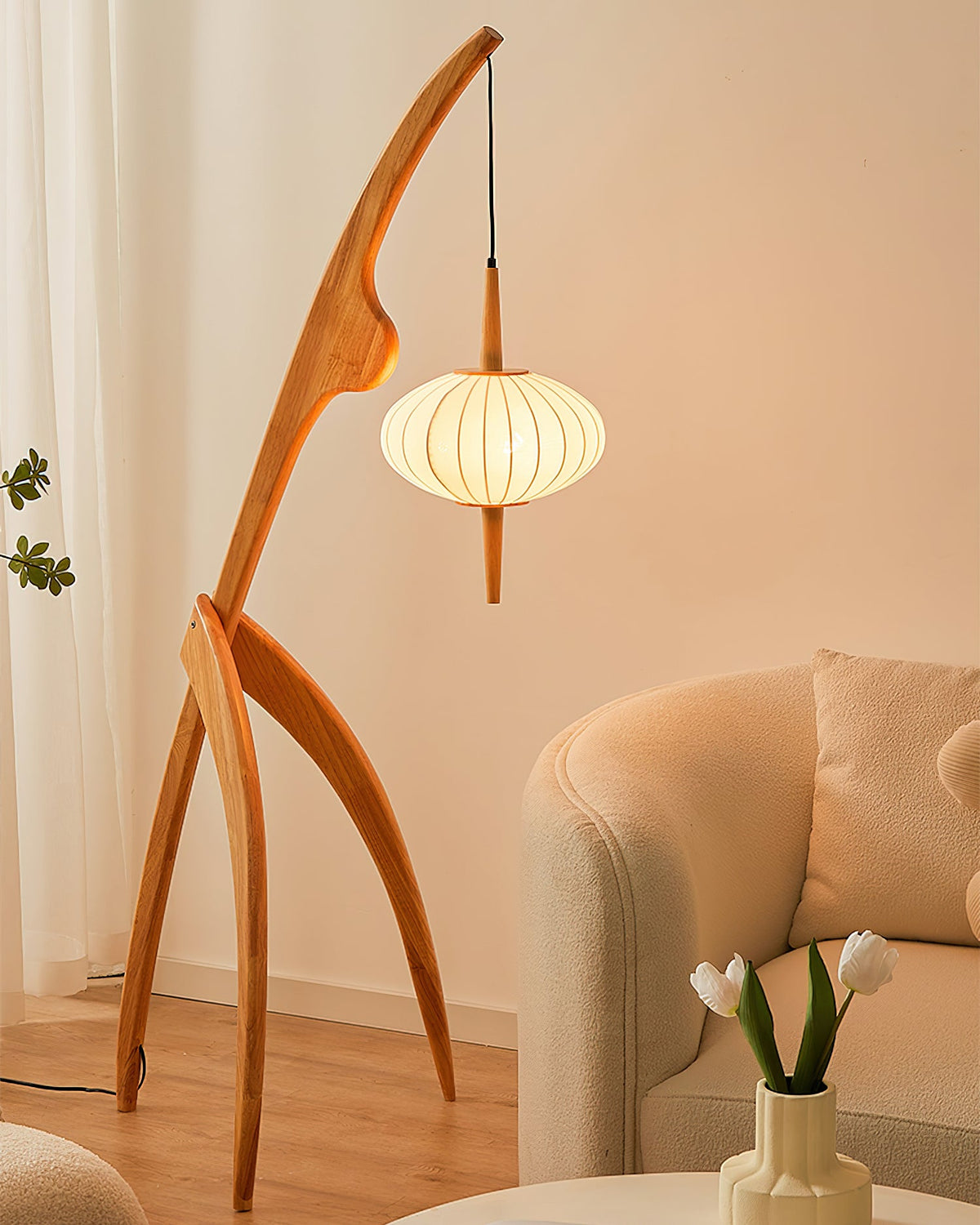 Mantis Wood Floor Lamp – detail 32