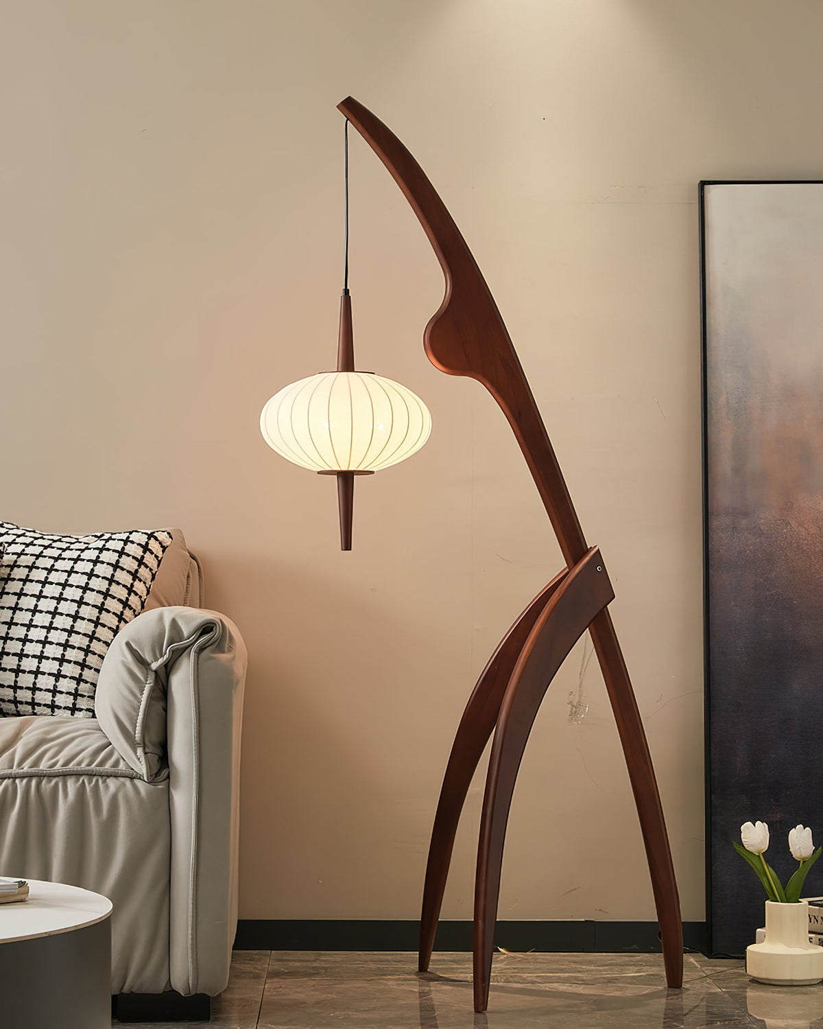 Mantis Wood Floor Lamp – detail 33