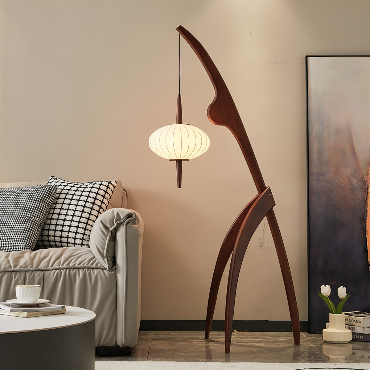 Mantis Wood Floor Lamp – detail 17
