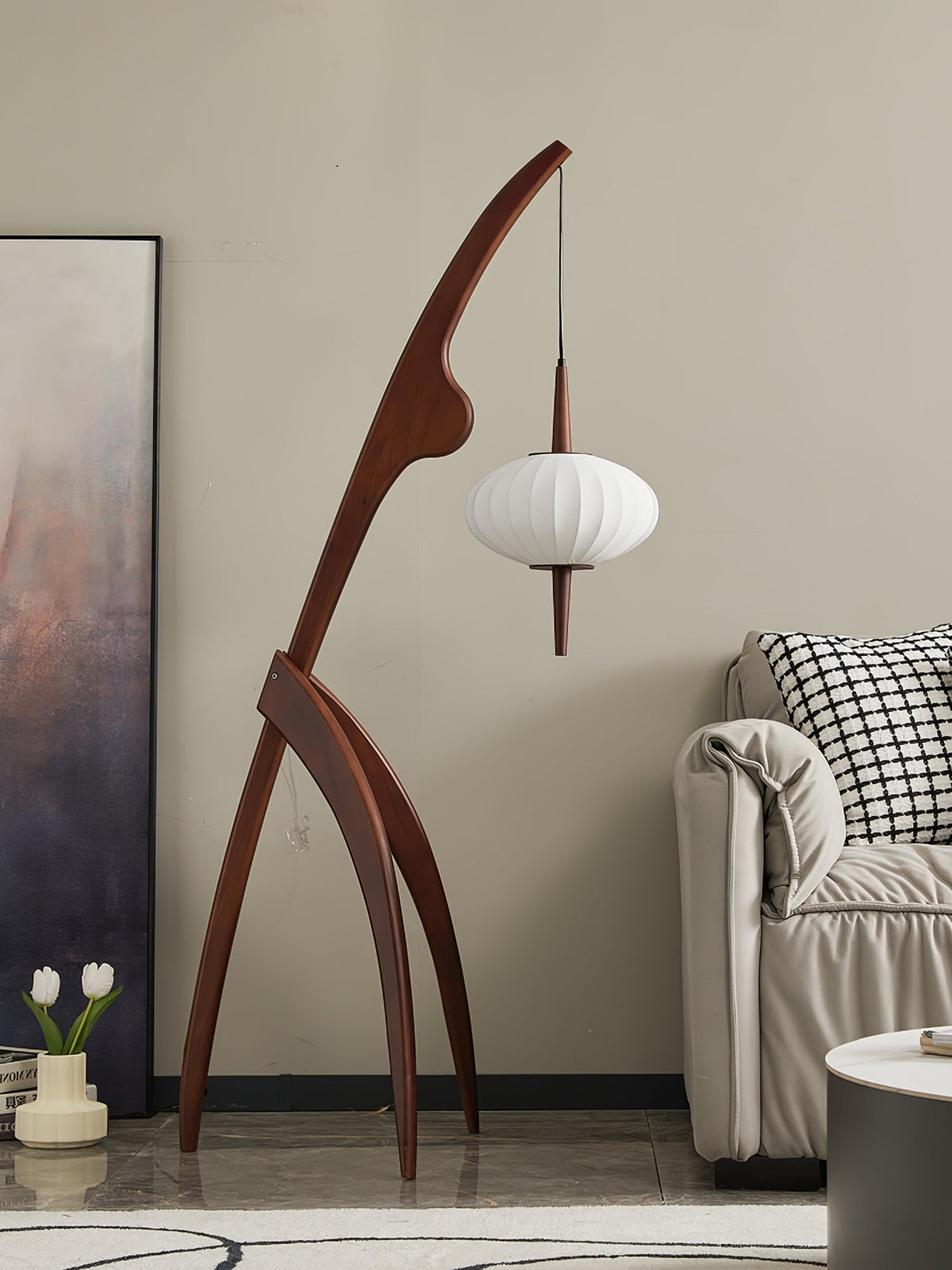 Mantis Wood Floor Lamp – detail 18