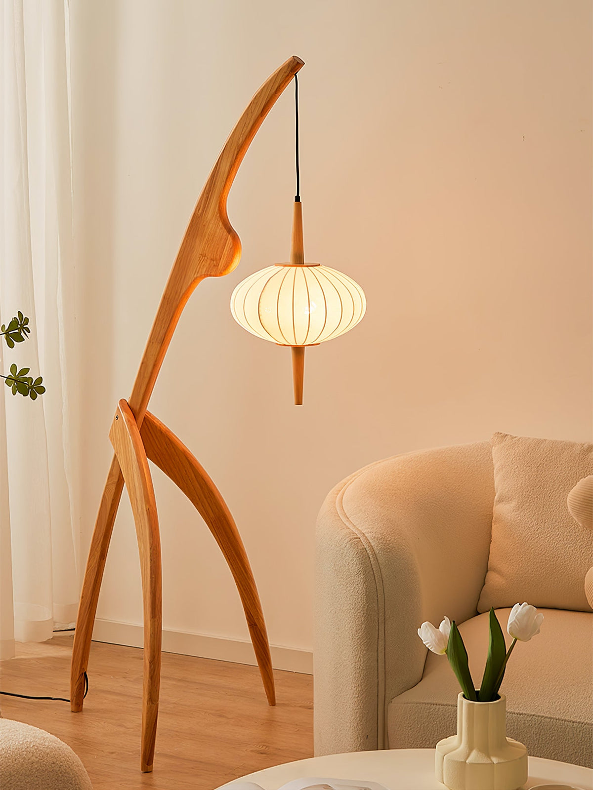 Mantis Wood Floor Lamp – detail 21
