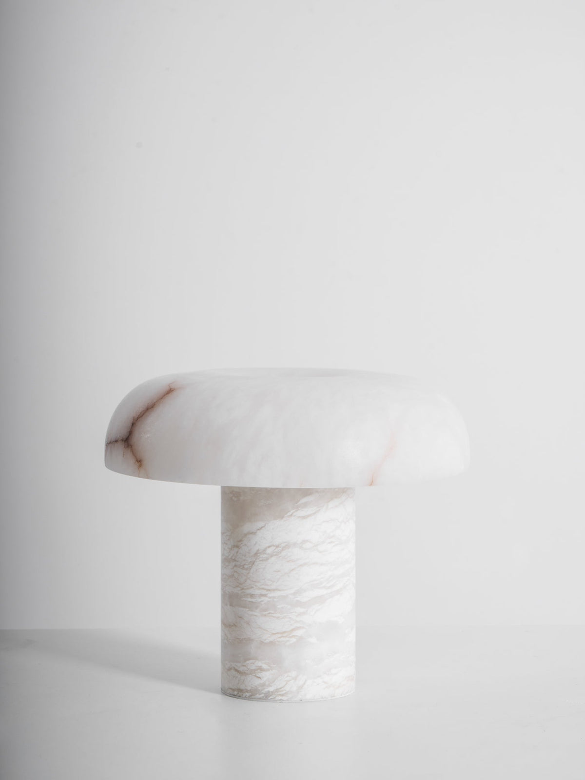 Mushroom Type Alabaster Table Lamp
