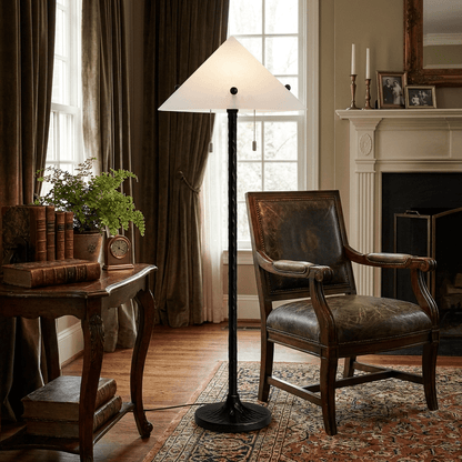 Obel Prism Floor Lamp Alabaster Lighting Fixture