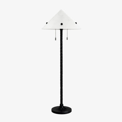 Obel Prism Floor Lamp Alabaster Lighting Fixture