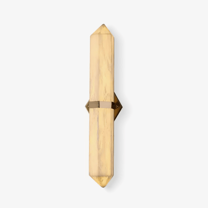 Alabaster Obelisk Wall Sconce